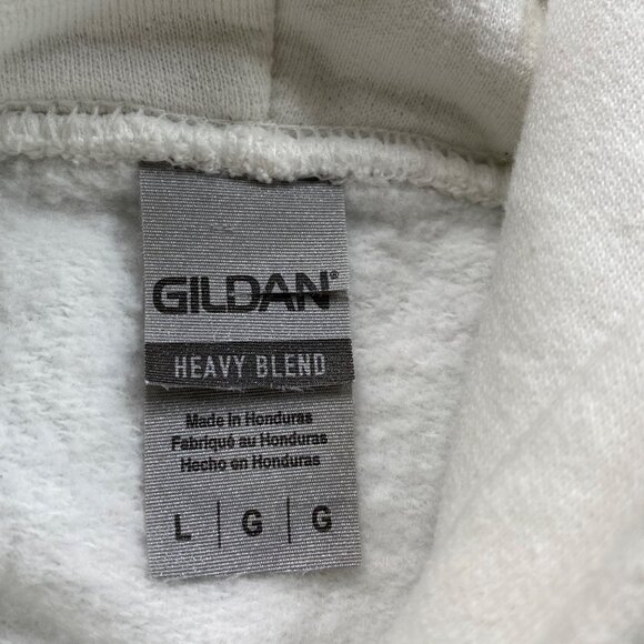 Myrtle Beach SC Hoodie Women L White Keep It Salty Pailey Turtle Gildan Souvenir - Picture 3 of 12